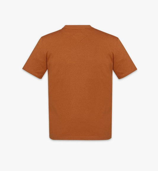 MHTFSMM05CO00M-M MCM COL ZIP PCK INTERLOCK T-SH, MEDIUM|COGNAC