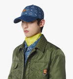 MECFAMM02HD001-MCM COL DENIM JQD CAP HD, ONE SIZE|DENIM BLUE