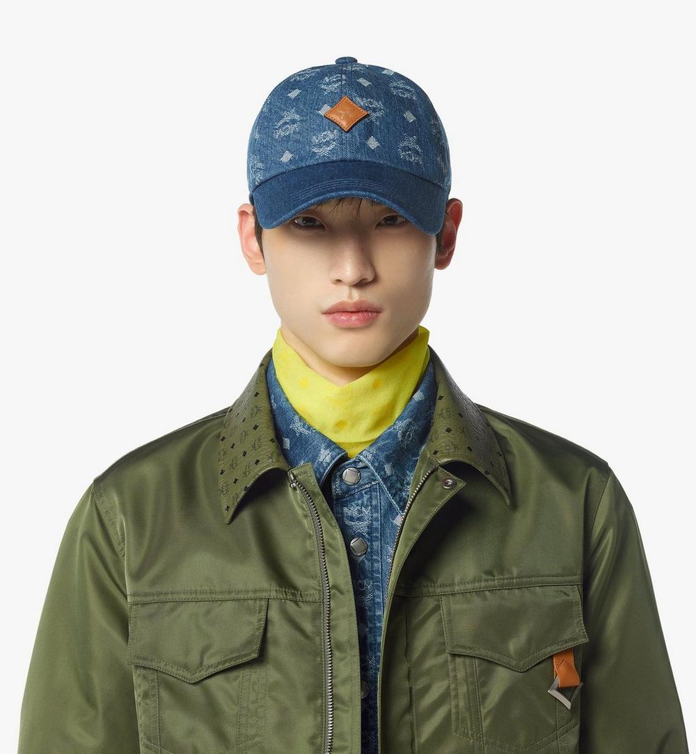 MECFAMM02HD001-MCM COL DENIM JQD CAP HD, ONE SIZE|DENIM BLUE
