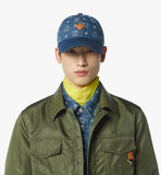 MECFAMM02HD001-MCM COL DENIM JQD CAP HD, ONE SIZE|DENIM BLUE