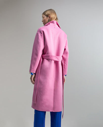 Handcrafted monochrome coat