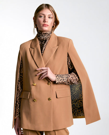 Cape-style blazer