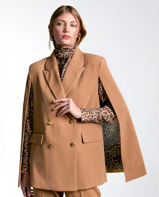 Cape-style blazer