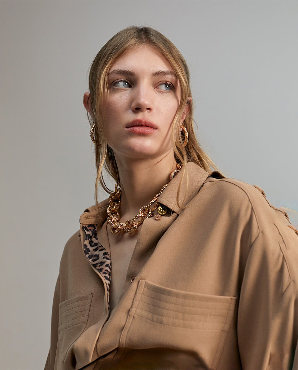 Overshirt with pockets