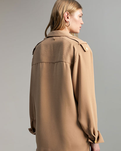 Overshirt with pockets