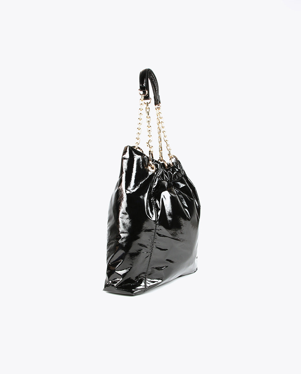 Shiny tote bag