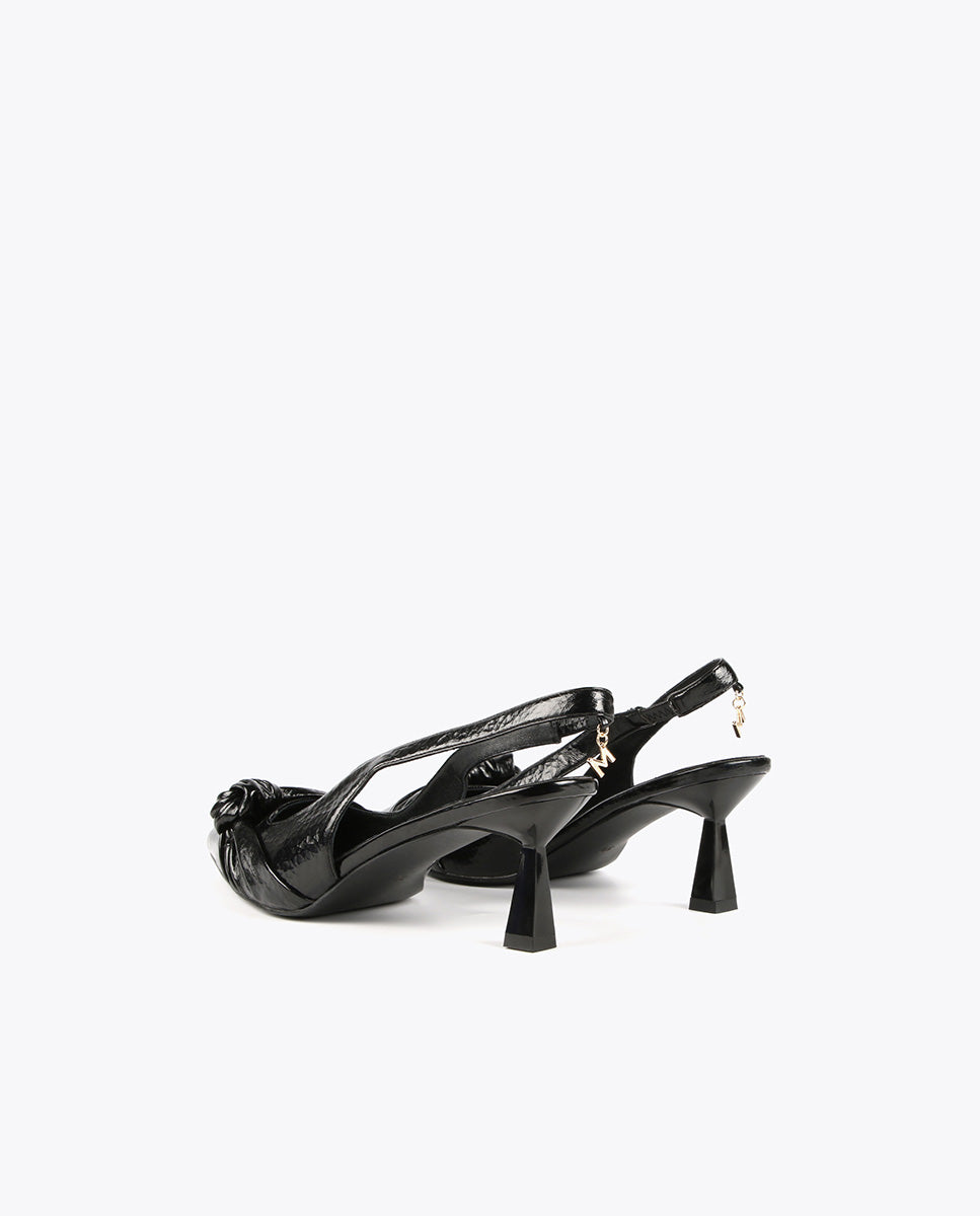 Slingback stiletto shoes