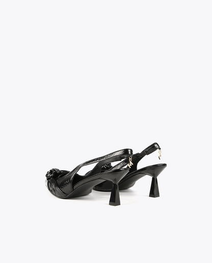 Slingback stiletto shoes