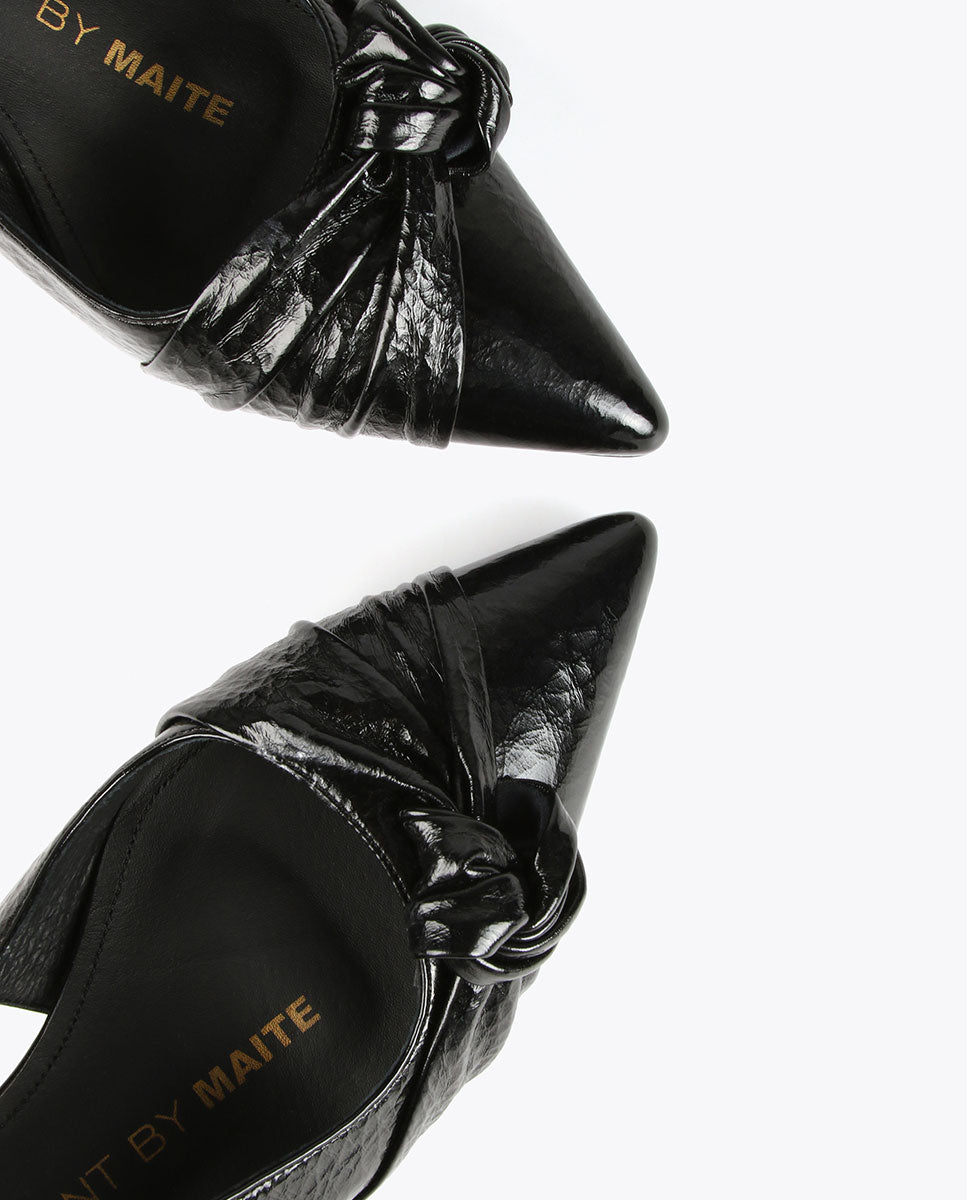 Slingback stiletto shoes