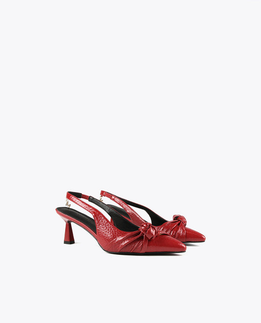 Slingback stiletto shoes