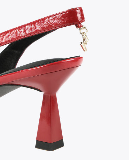 Slingback stiletto shoes