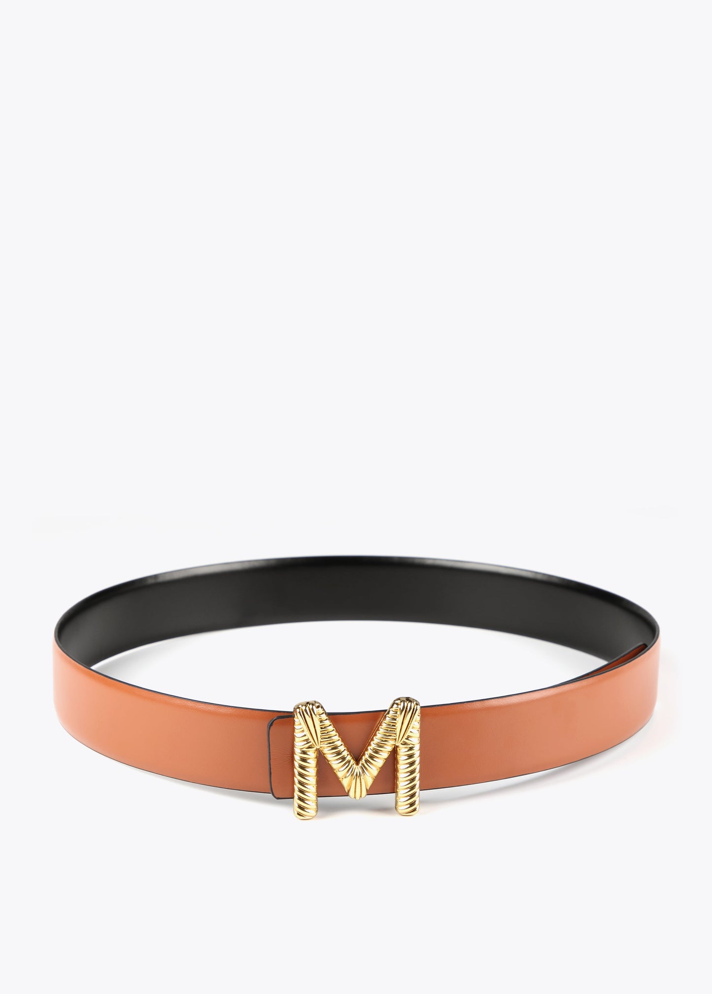 Reversible leather belt