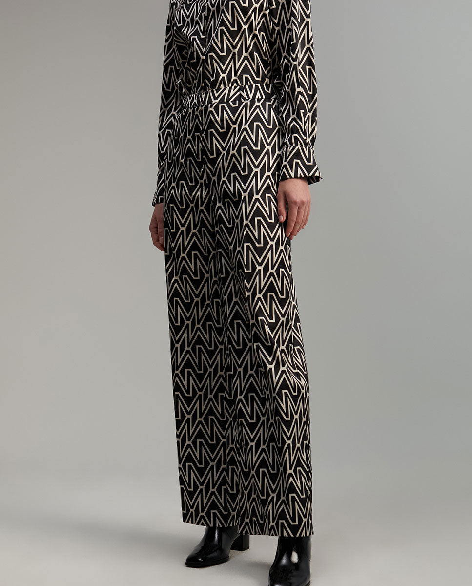 Trousers with M monogram