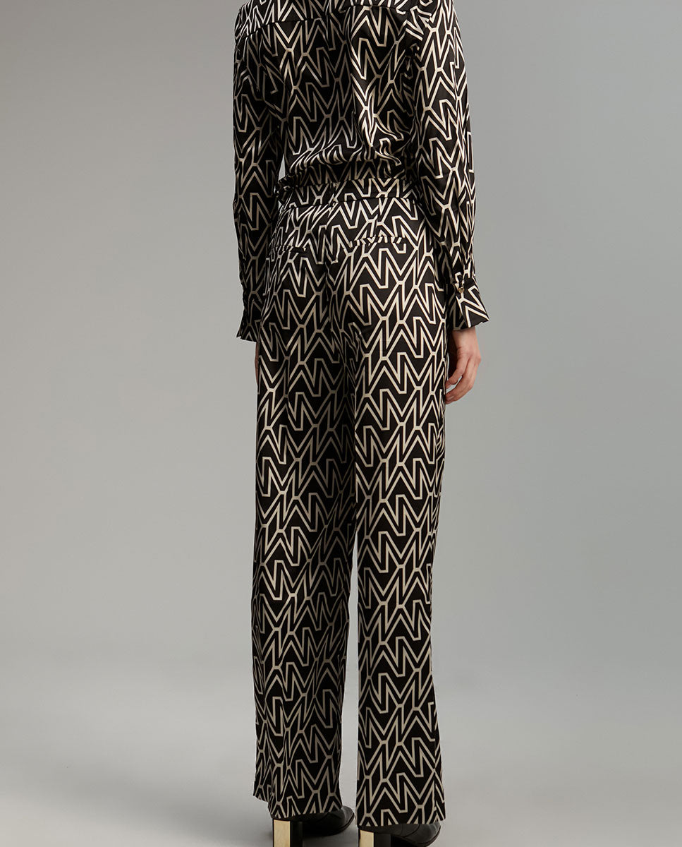 Trousers with M monogram