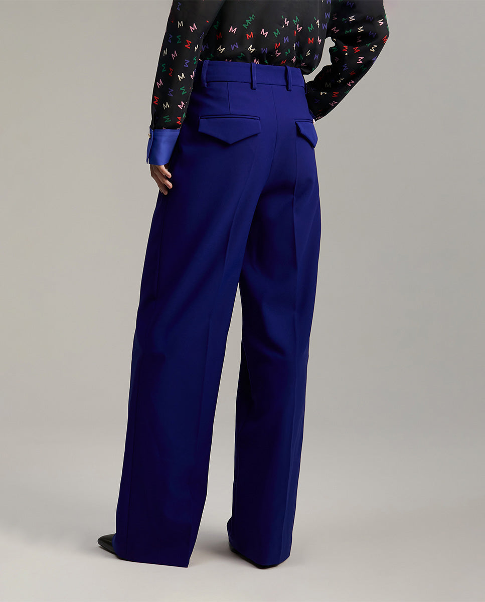 Straight fit suit trousers