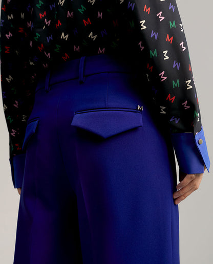 Straight fit suit trousers