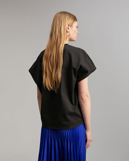 T-shirt with rhinestone detail