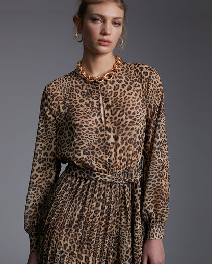 Animal print dress
