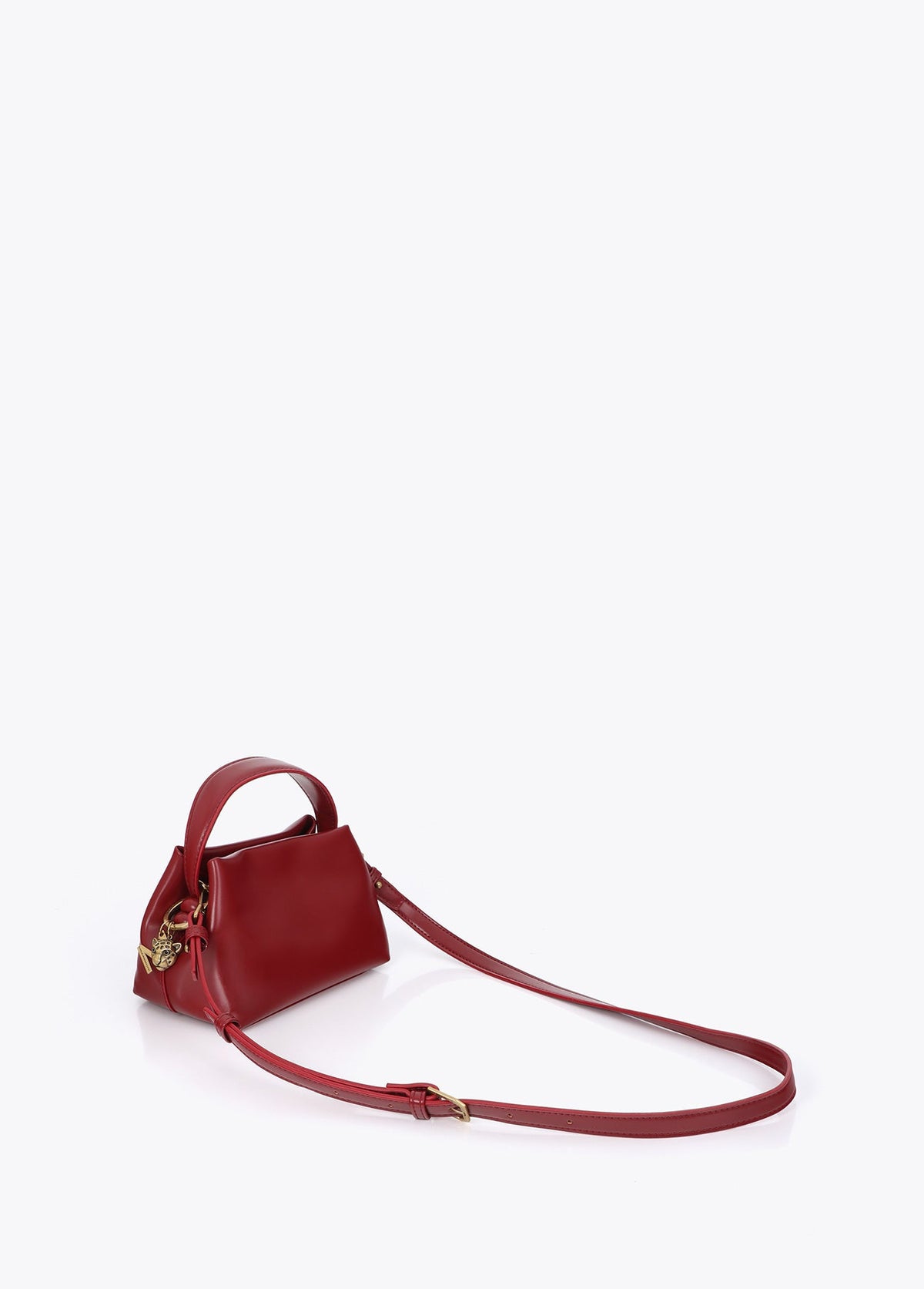 mf2604009-Small leather-effect shoulder bag-Red
