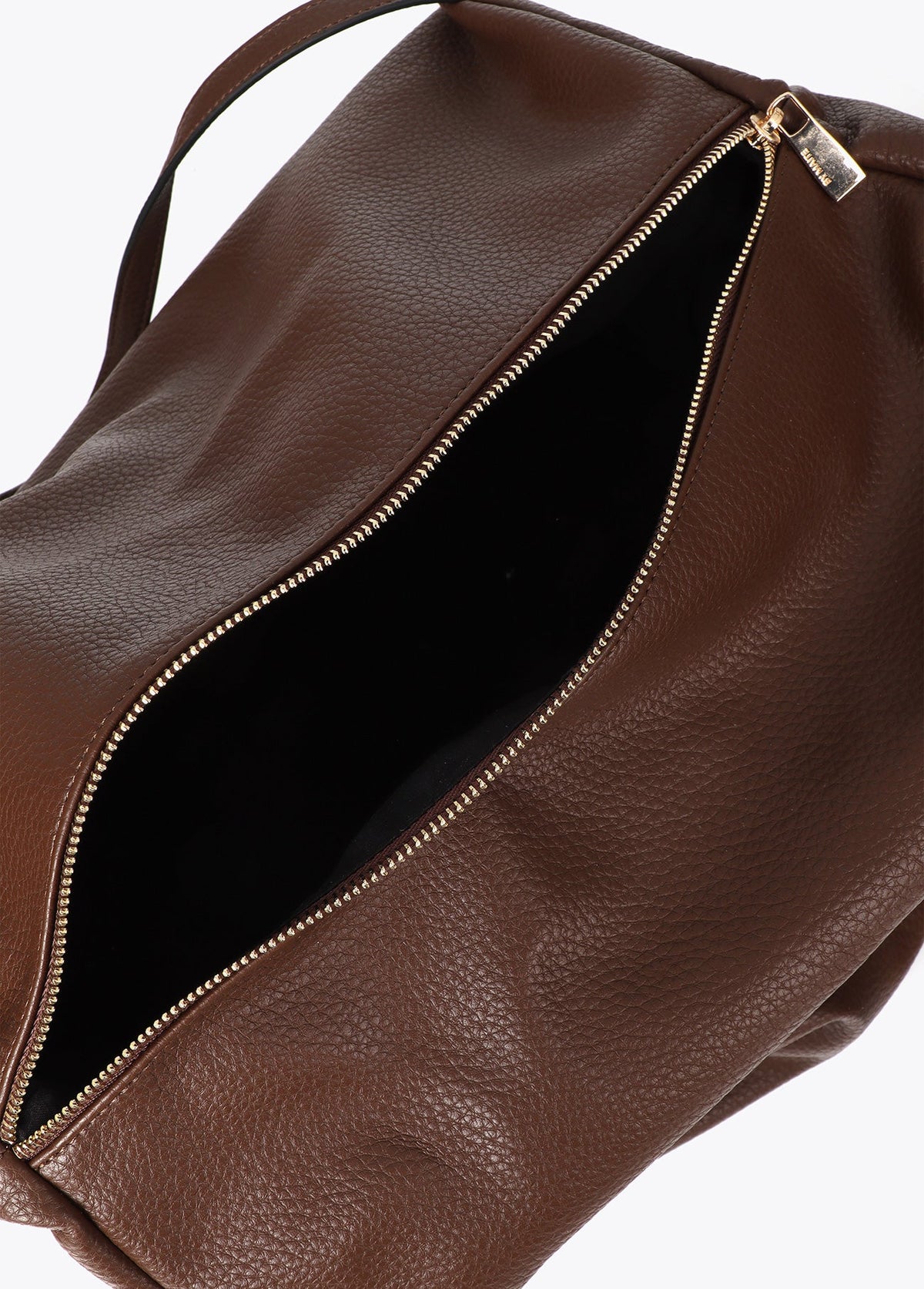 mf2604016-Multi-studded leather effect shopper-Brown