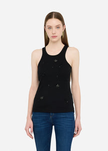 black/floral
