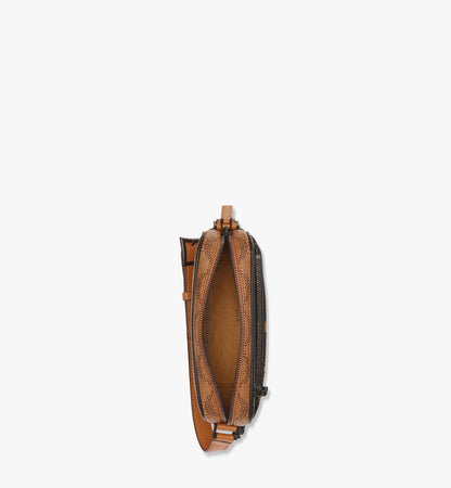 MMREATA02BK001-Aren Crossbody w/ Pouch in Monogram Mix|BLACK