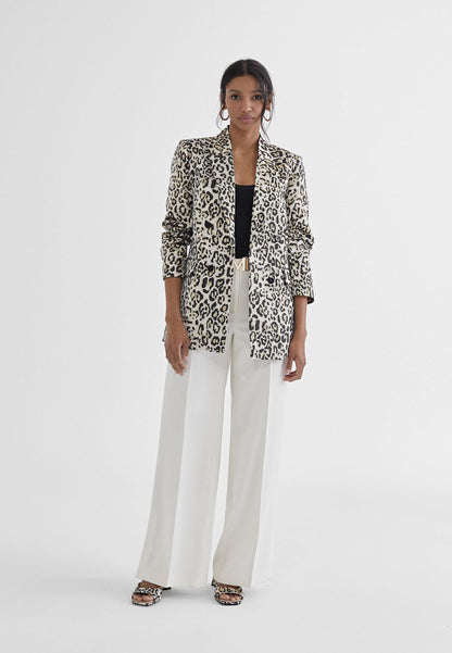 MS2402007-Black-White-Golden animal print blazer
