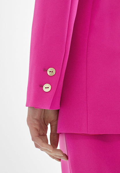 MS2402015-Fuchsia-Monochrome crossed blazer