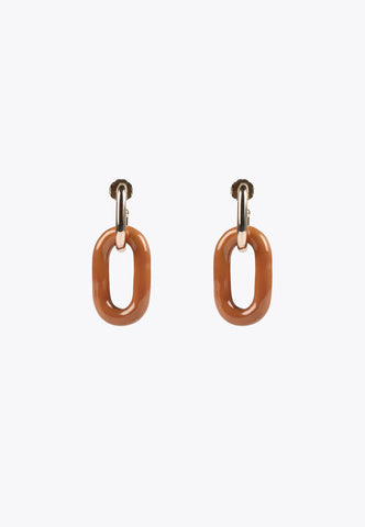 MS2403001-Brown-Two-piece earrings