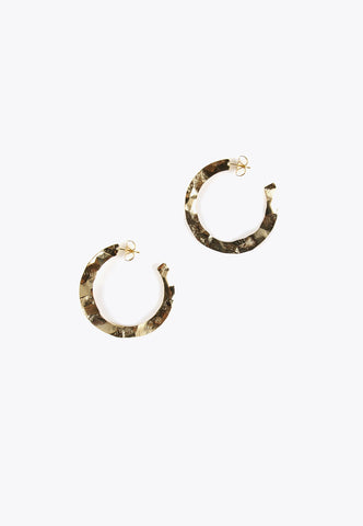 MS2403008-Gold-Golden hoop earrings