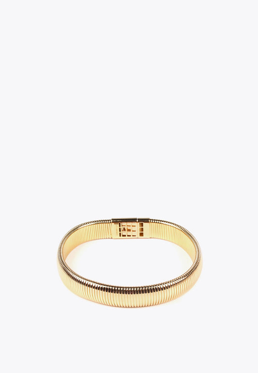 MS2403015-Gold-Elastic choker necklace