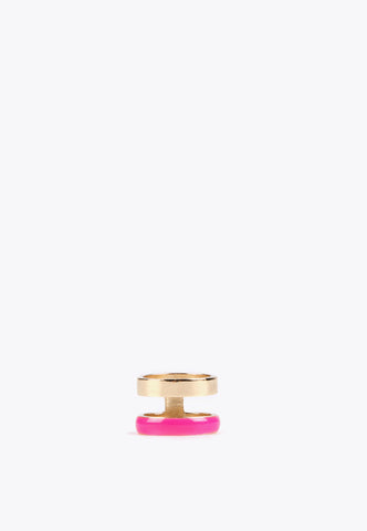 MS2403017-Fuchsia-Double hoop ring