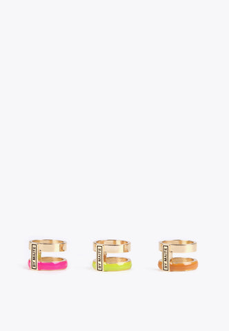 MS2403017-Lime-Double hoop ring