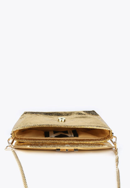 MS2404003-Gold-Metallic evening bag