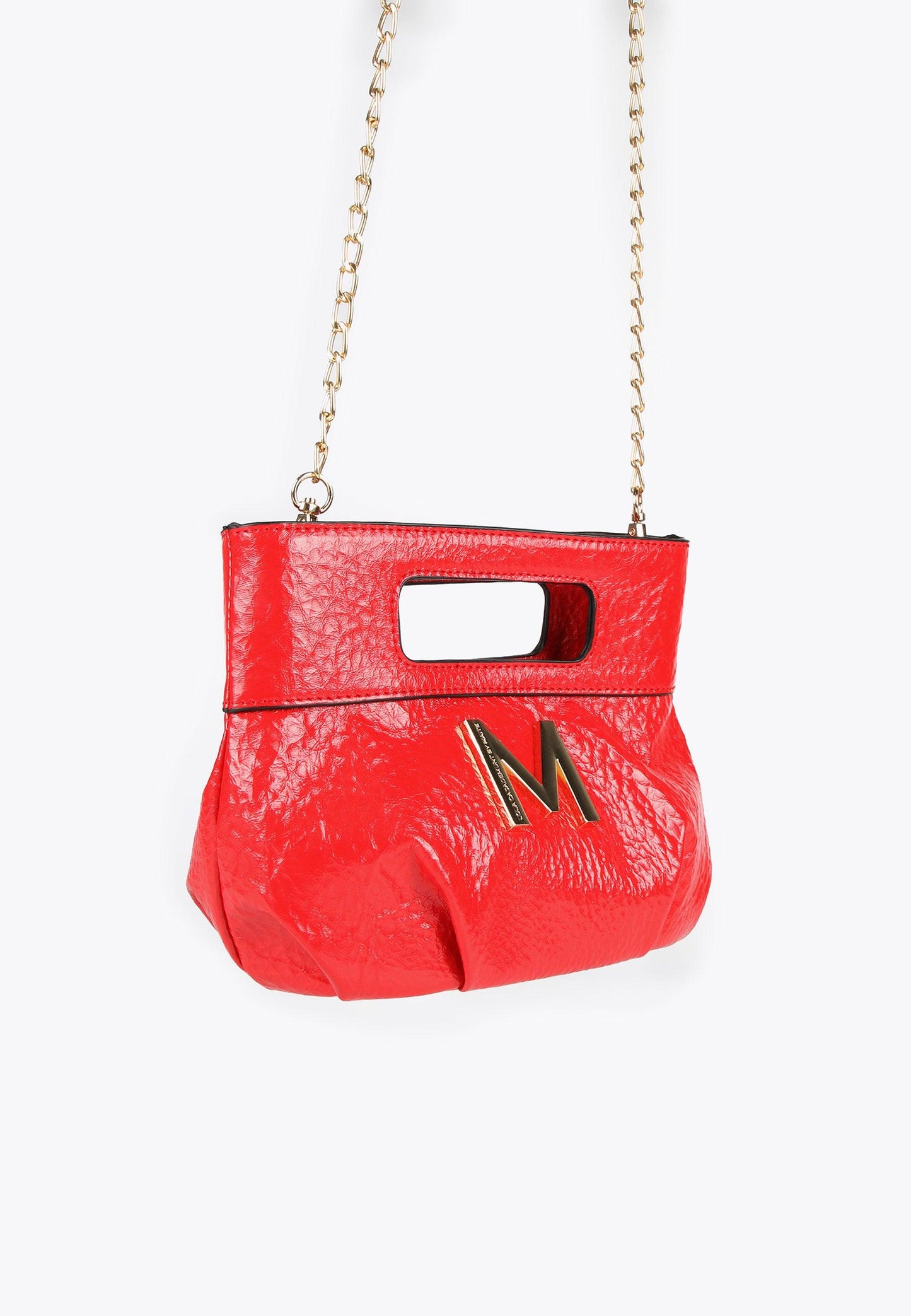 MS2404007-Red-Gathered handbag
