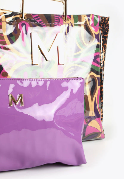 MS2404018-Lilac-Black-Plastic-coated paisley print tote bag
