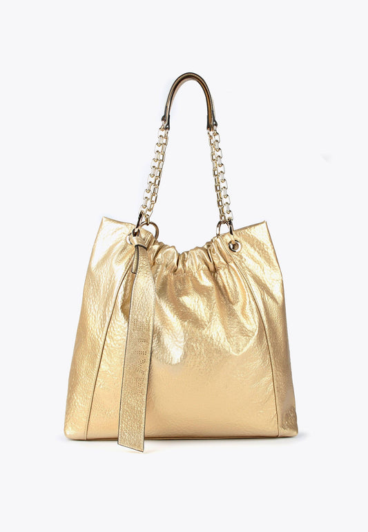 MS2404020-Gold-Shiny tote bag