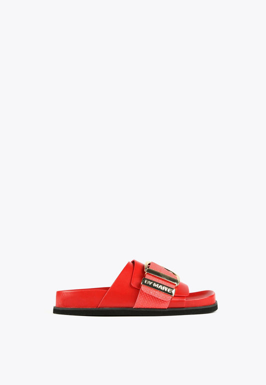 MS2405002-Red-Flat sandals