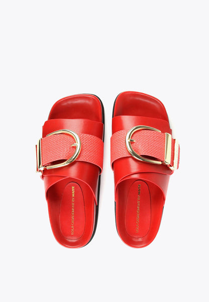MS2405002-Red-Flat sandals