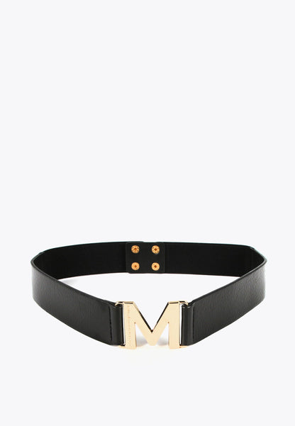MS2406002-Black-Elastic belt 