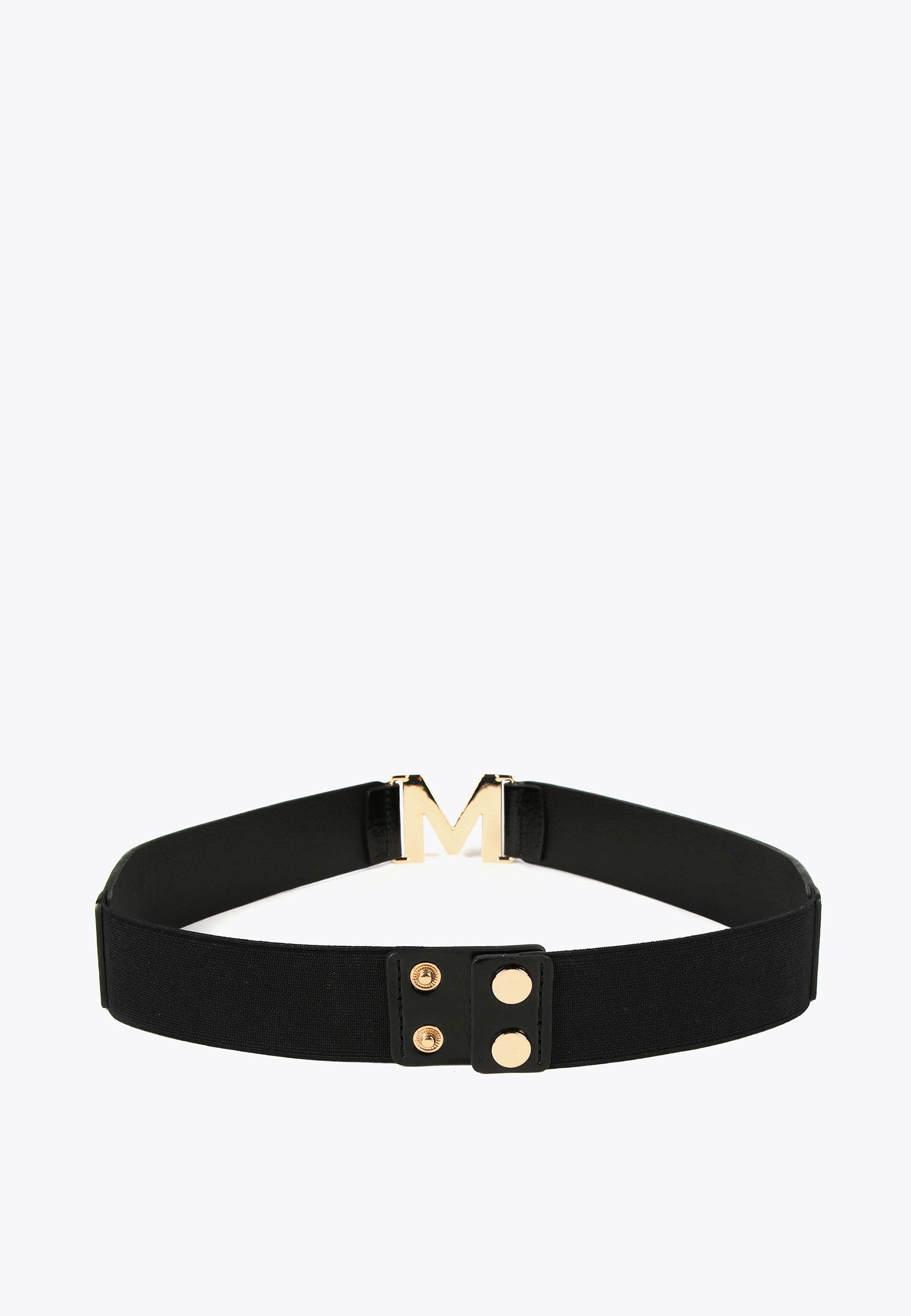 MS2406002-Black-Elastic belt 
