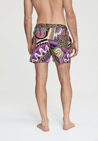 MS2410012-Black-Lilac-Men's multi print swimsuit