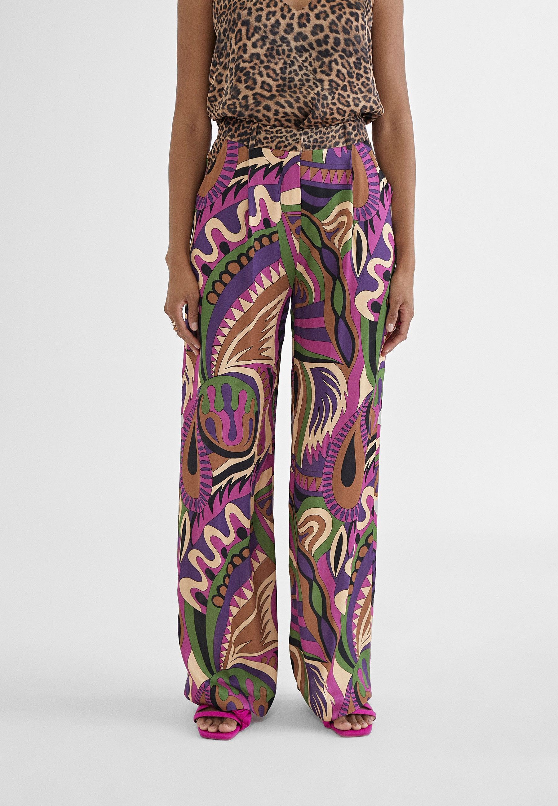 MS2414020-Lilac-Black-Palazzo flowing trousers