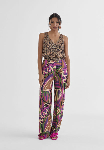 MS2414020-Lilac-Black-Palazzo flowing trousers