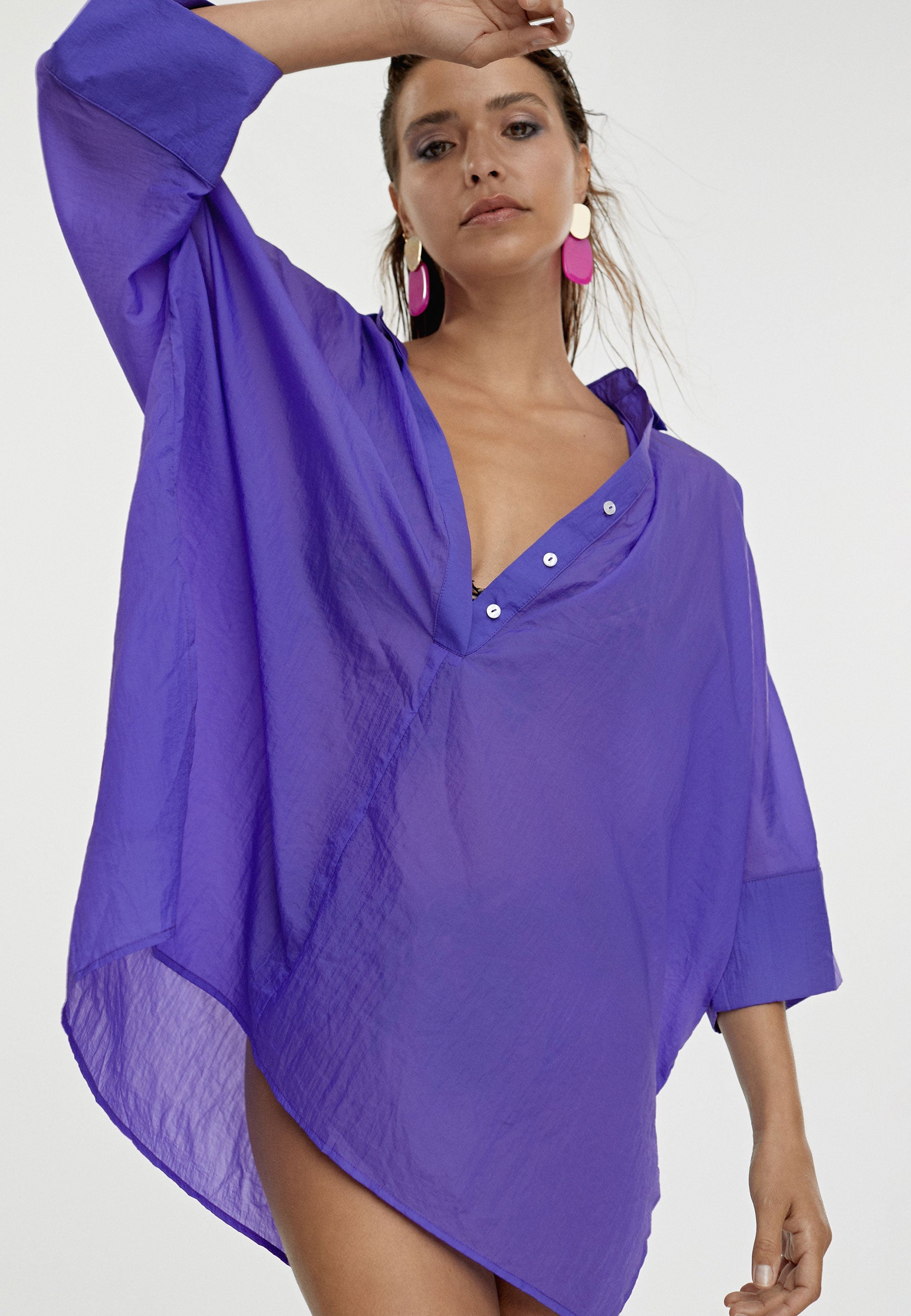 MS2416042-Electric-Blue-Short kaftan