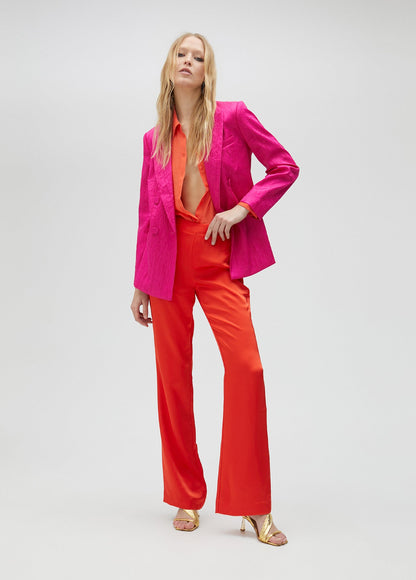 Rough textured blazer