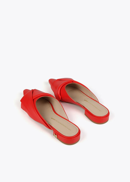 Mules with tie detail