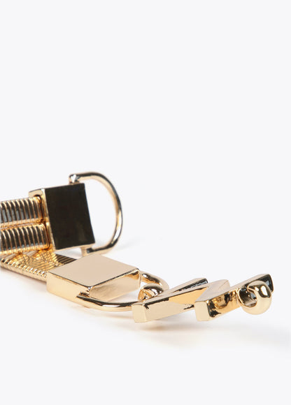 Metallic M elastic belt