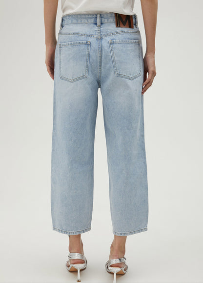 Jeans with rhinestones