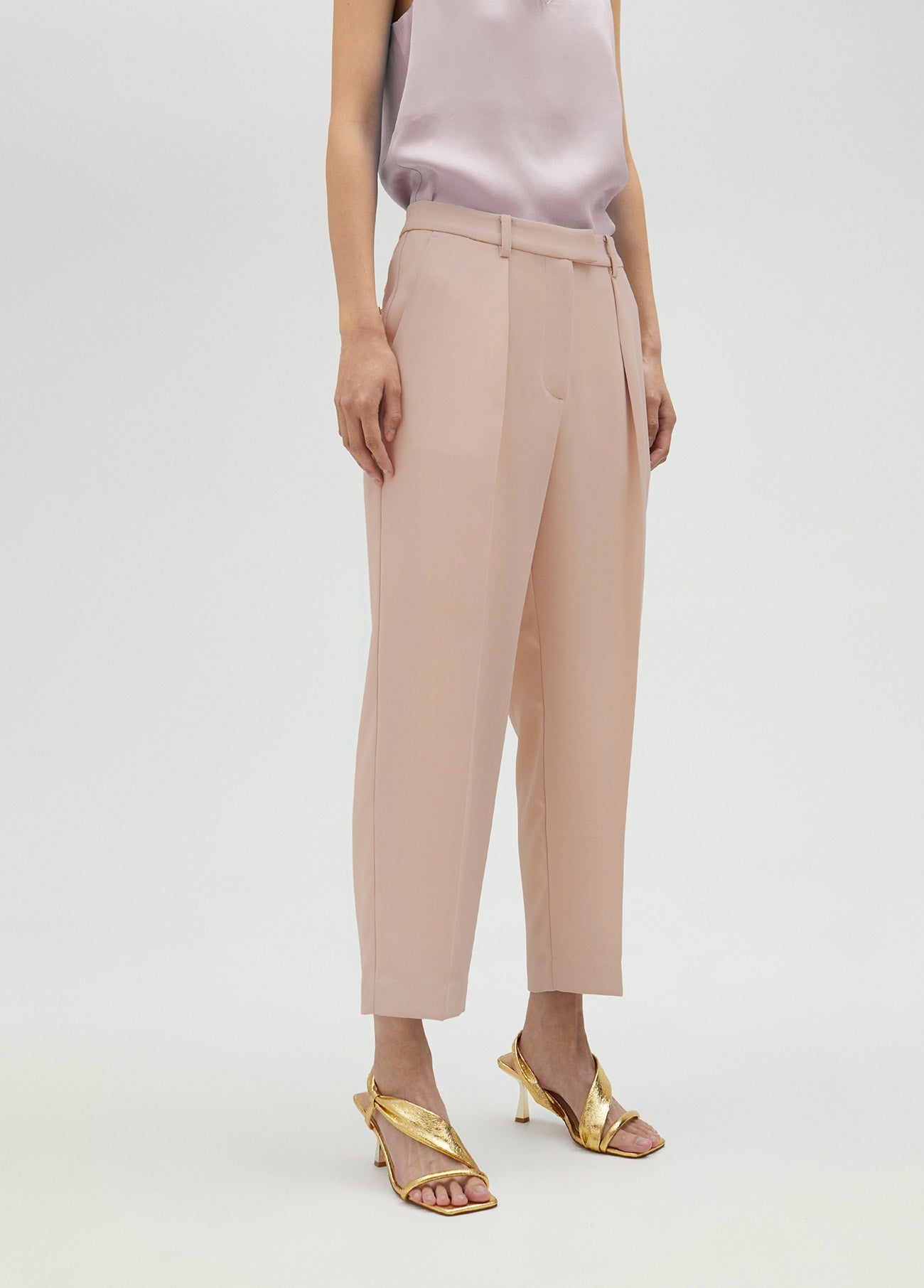 ms2514023-028-loose-fitting beige-pink trousers-nude pink